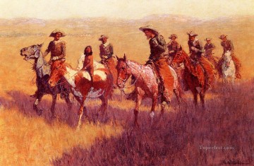Frederic Remington Painting - Un asalto a su dignidad El viejo oeste americano Frederic Remington